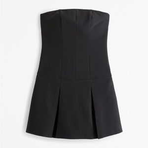 Abercrombie & Fitch Strapless Black Mini Dress